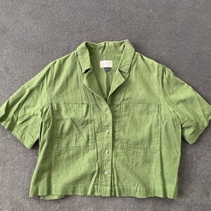 Universal Thread Olive Button Up Shirt